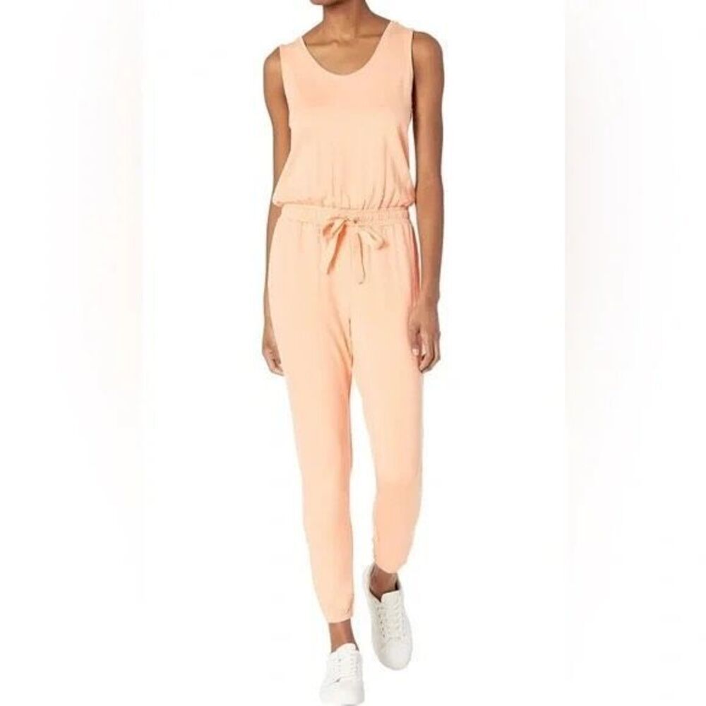 Daily Ritual Women's SuperSoft Terry Sleeveless Scoopneck Jumpsuit size small